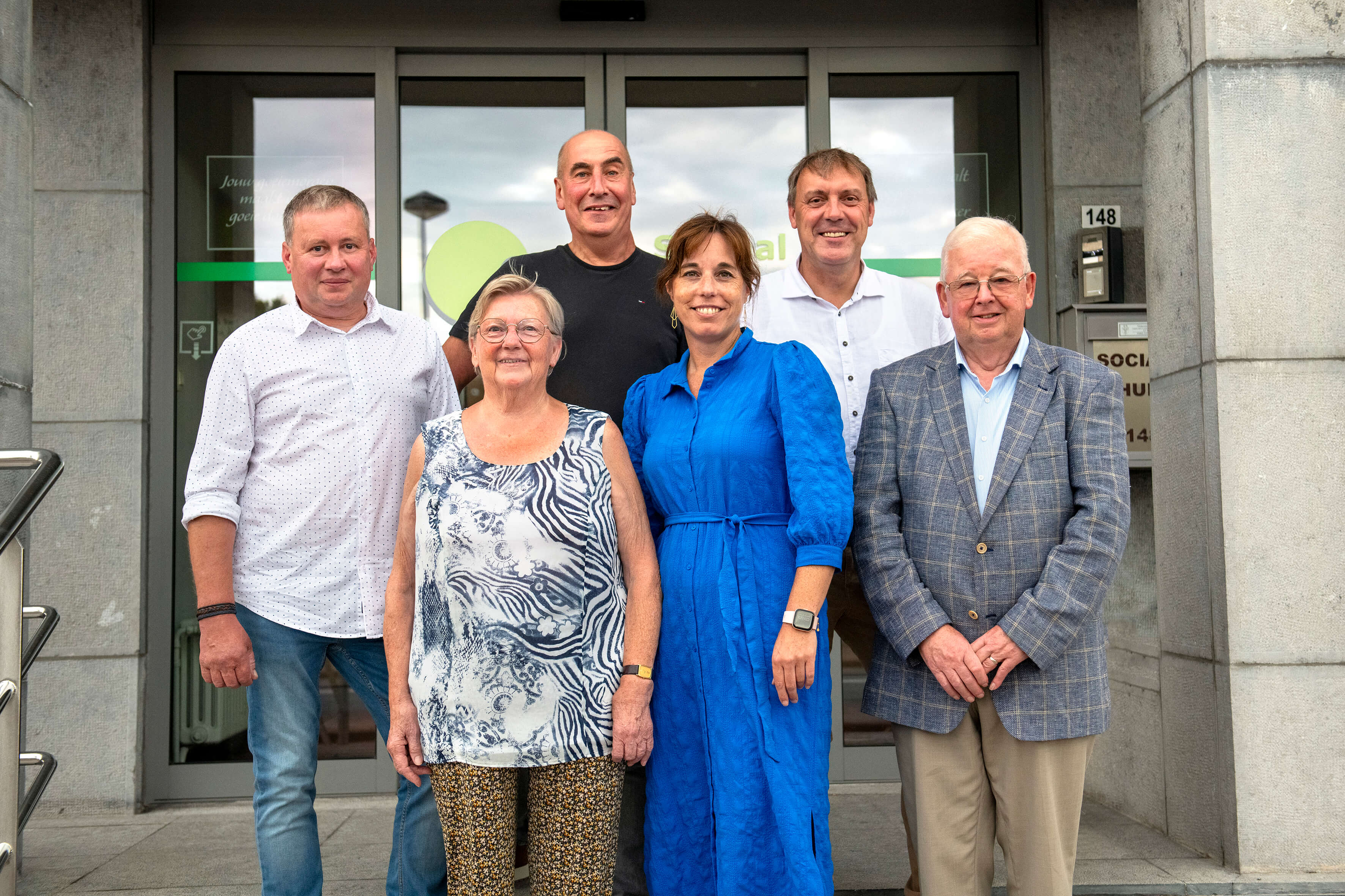 Onze leden in het bijzonder comité voor de sociale dienst. Etelle Vandenbroecke ontbreekt op de foto.